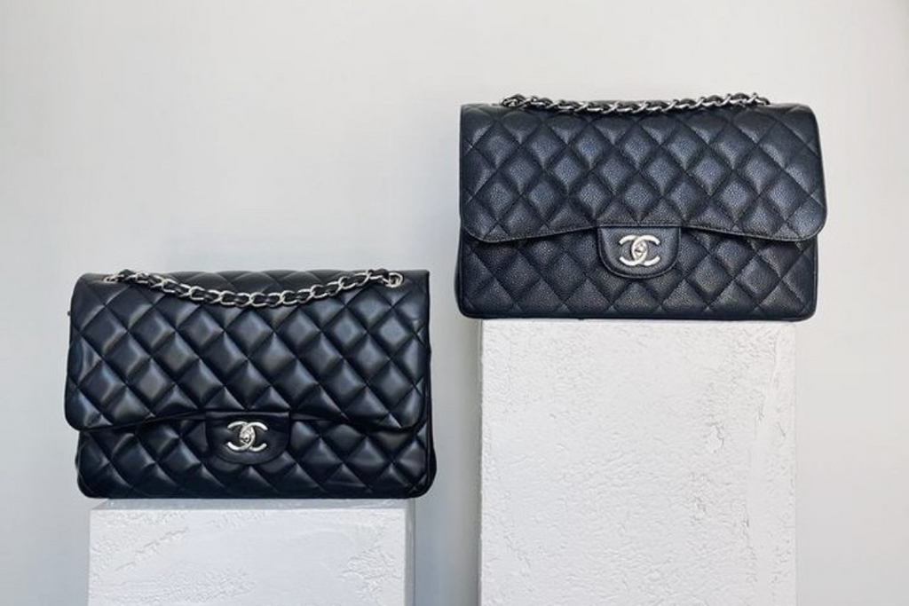 Chanel bag leather types sale