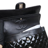 Medium Classic Flap Patent Black SHW