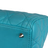 Medium Lady Dior Cannage Aqua Blue SHW