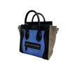 Tri-Coloured Nano Luggage Cobalt Black Tan GHW