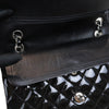 Medium Classic Flap Patent Black SHW