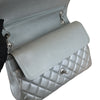 Jumbo Classic Double Flap Lambskin Silver SHW