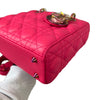 Small Lady Dior Lambskin Pink Rainbow Hardware