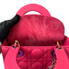 Small Lady Dior Lambskin Pink Rainbow Hardware