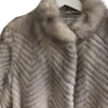 Mink Fur Ladies Coat Grey XS-S