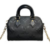 Wallet On Chain WOC Lambskin Quilted Black SHW