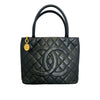 Double Flap Medium Lambskin Quilted Black GHW