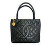 Jumbo Double Flap Caviar Quilted Black SHW