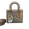 ABCDior Lady Dior Small Lambskin Grey GHW