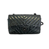 Jumbo Double Flap Caviar Quilted Black SHW