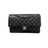 Medium Classic Flap Patent Black SHW