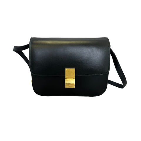 Medium Phantom Handbag in Black