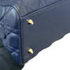 Lady Dior Medium Lambskin Navy Blue GHW