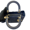 Lady Dior Medium Lambskin Navy Blue GHW