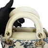 Toile De Jouy Limited Edition Lady Dior Mini Calfskin Blue GHW