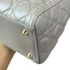 Lady Dior Medium Lambskin Silver GHW