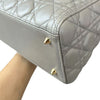 Lady Dior Medium Lambskin Silver GHW