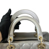 Lady Dior Medium Lambskin Silver GHW