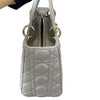 Lady Dior Medium Lambskin Silver GHW