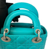 Lady Dior Mini Lambskin Aqua Blue SHW