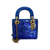 Lady Dior Mini Lambskin Aqua Blue SHW