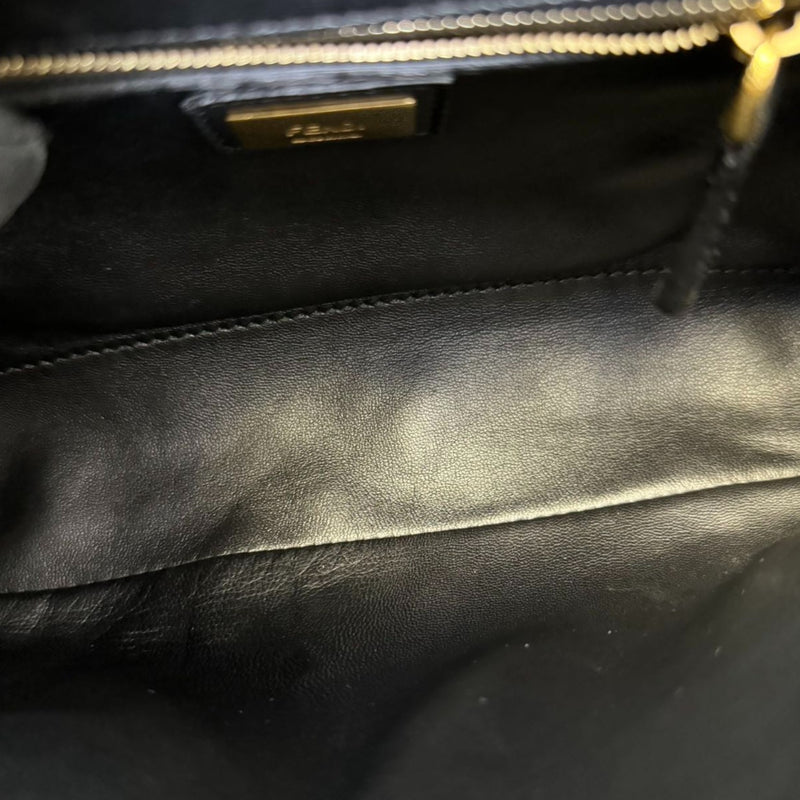 Peekaboo Iconic Satchel Mini Nappa Leather Black GHW