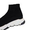 Knit Women Speed Sneakers 37 Black White