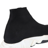 Knit Women Speed Sneakers 37 Black White