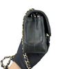 Lambskin Chevron Quilted Mini Flap Black GHW