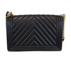 Caviar Quilted New Medium Boy Flap Black GHW