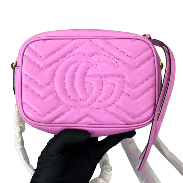 Pink gucci 2025 camera bag