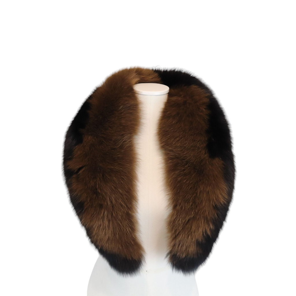 Duo Toned Fox Fur Collar