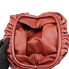 Butter Calf the Pouch Oversized Clutch Rust