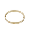 18k Yellow Gold Love Bracelet Size 16