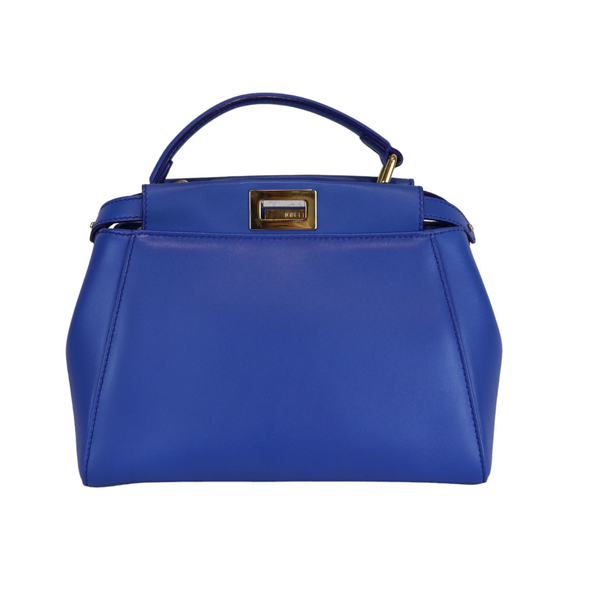 Mini Peekaboo Leather Electric Blue GHW Bag Religion