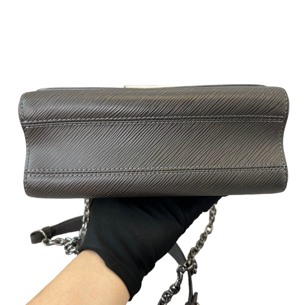 Louis Vuitton Twist Chain Wallet Epi Noir Black in Leather with Silver-tone  - US