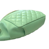 Crumpled Lambskin Quilted Bi Belt Bag Light Green GHW