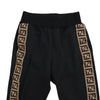 Black With Brown and Beige FF Side Stripe Track Pants Size 38