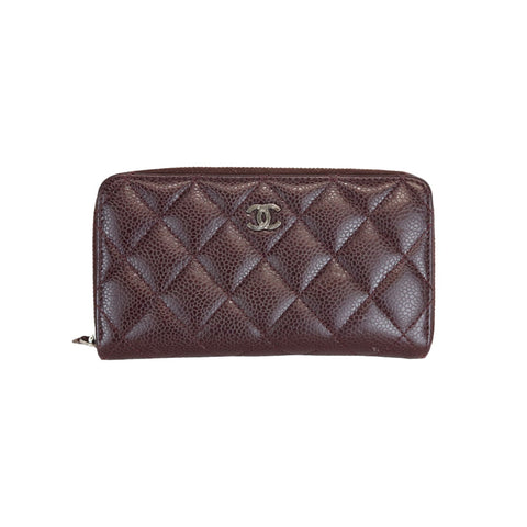 Lambskin Quilted Small 19 Flap Dark Pink