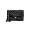 Medium Classic Flap Patent Black SHW