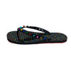 Loubi Studded Flip Flops Rubber Black Size 39