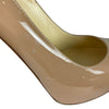 Rolando Platform Pumps Patent Leather Beige Size 40