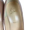 Rolando Platform Pumps Patent Leather Beige Size 40