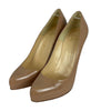 Rolando Platform Pumps Patent Leather Beige Size 40