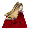 Pigalle Follies Pumps Multicolor Print Patent Leather Size 39