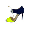 Mayerling 100 Sandal Fluo Matt Suede Bicolour Size 38