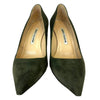 BB Pumps Suede Green Size 37.5