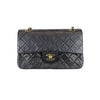 Medium Classic Flap Patent Black SHW