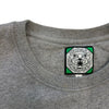 Crewneck Sweatshirt Tiger Embroidered Cotton Grey XL Mens