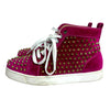 Spikes Orlato Mid Top Sneakers Velvet Size 37.5